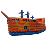 pirate ship inflatable bouncer